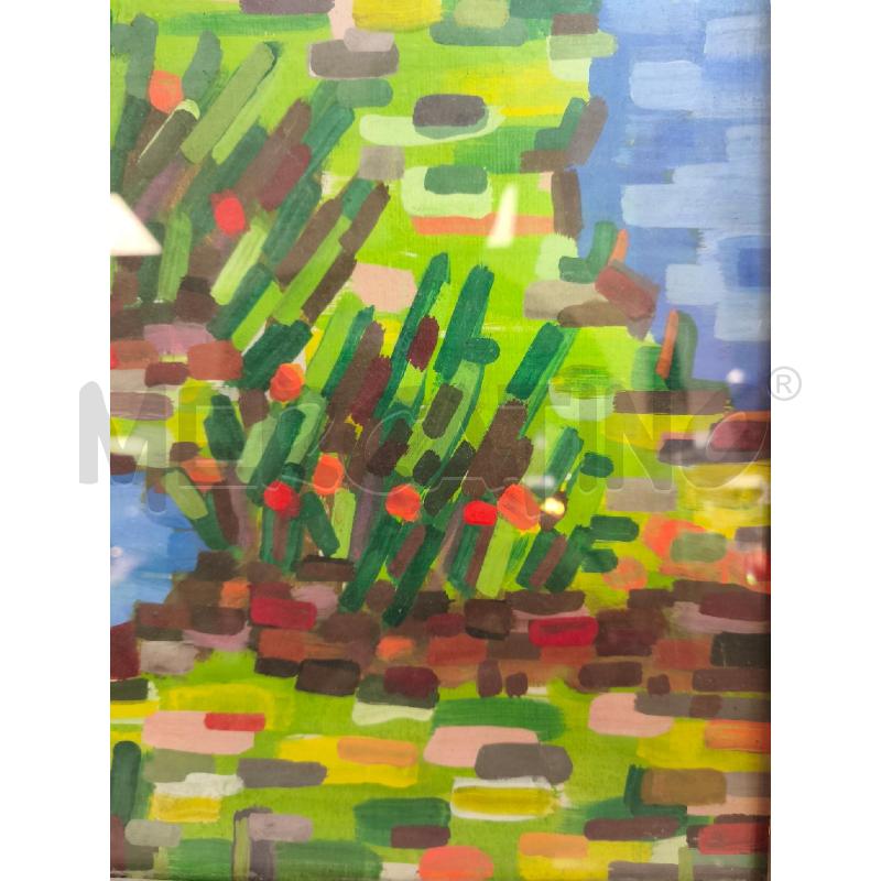 QUADRO A PENNELATE CON FIRMA SUL RETRO  | Mercatino dell'Usato Campobasso 2