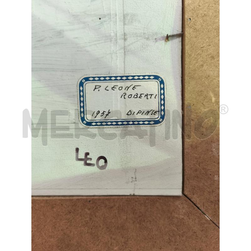QUADRO A PENNELLATE CON FIRMA SUL RETRO | Mercatino dell'Usato Campobasso 4