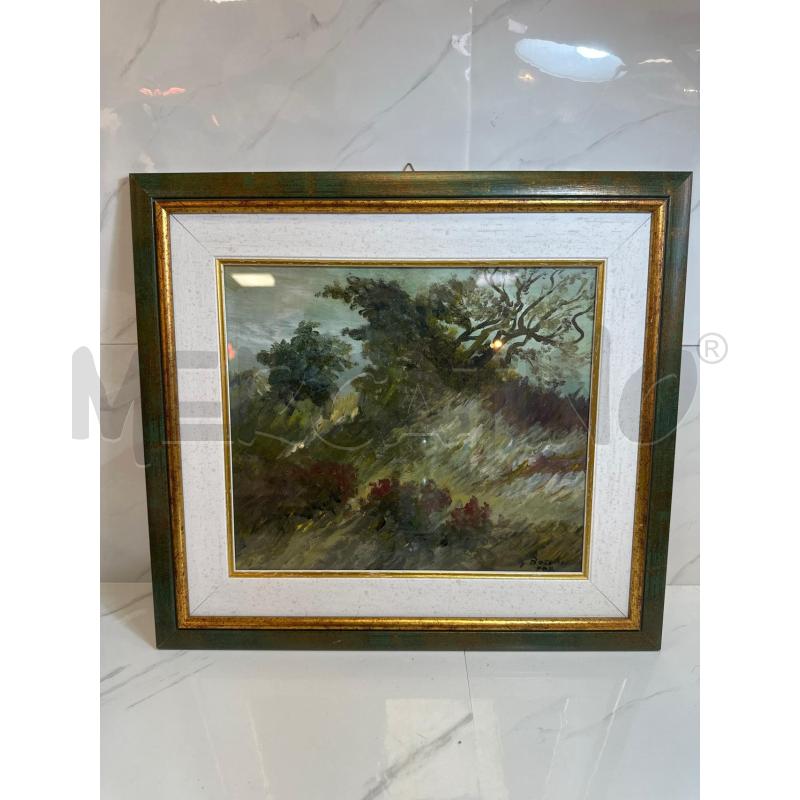 QUADRO CON PAESAGGIO BOSCHIVO  | Mercatino dell'Usato Campobasso 1