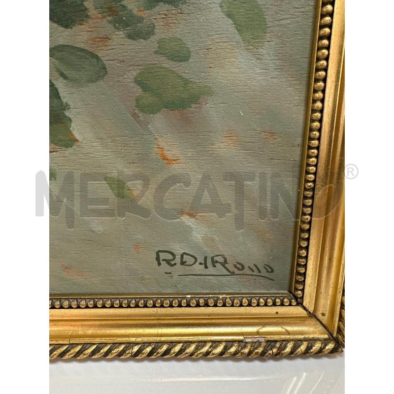 QUADRO CON ROSE DIPINTO 35,5X49,5 CM | Mercatino dell'Usato Campobasso 2
