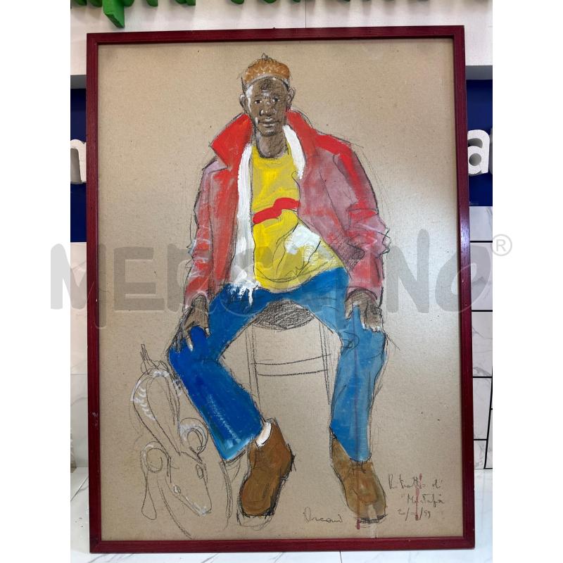 QUADRO DIPINTO SU CARTONE 68X93 CM | Mercatino dell'Usato Campobasso 1