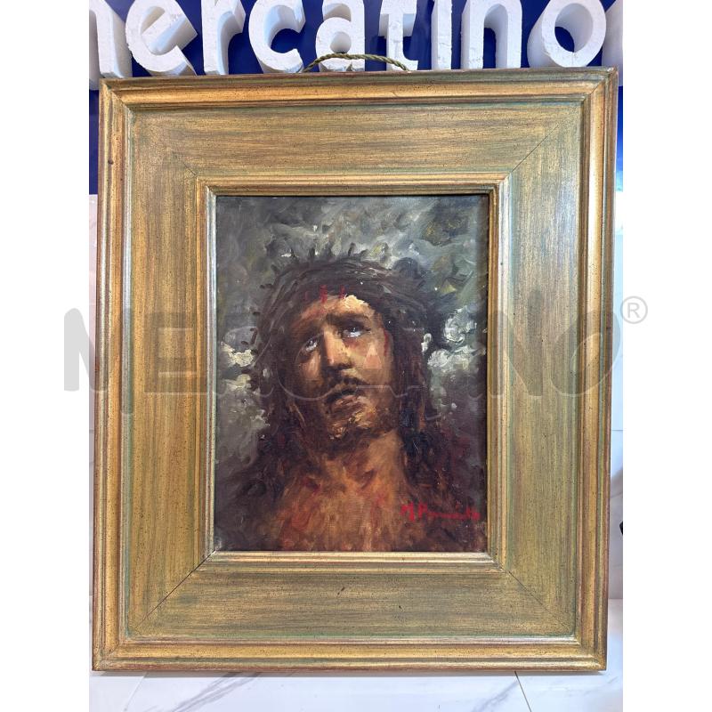 QUADRO ECCE HOMO OLIO SU TELA 57X66 CM | Mercatino dell'Usato Campobasso 1