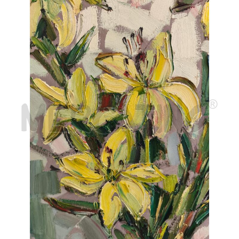 QUADRO FIORI DE MARCO 60X80 CM OLIO SU TELA | Mercatino dell'Usato Campobasso 2