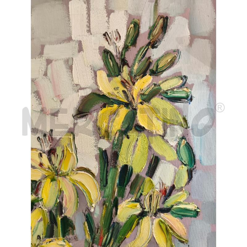QUADRO FIORI DE MARCO 60X80 CM OLIO SU TELA | Mercatino dell'Usato Campobasso 4
