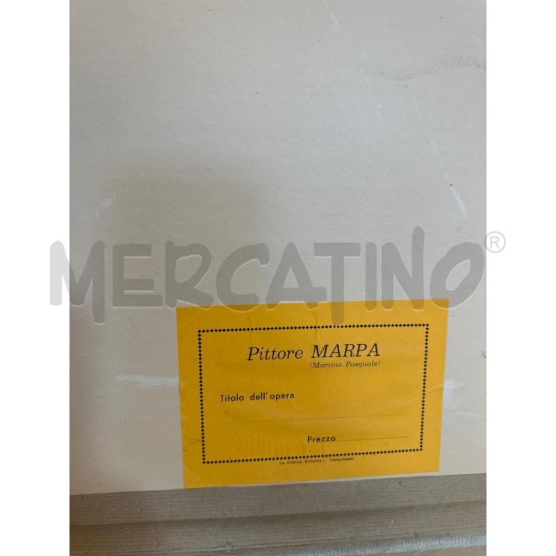 QUADRO MARPA 63X53 CM FIORI AZZURRO VIOLA | Mercatino dell'Usato Campobasso 4