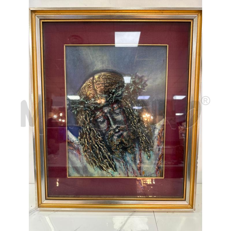 QUADRO MATERICO VOLTO DI CRISTO | Mercatino dell'Usato Campobasso 1