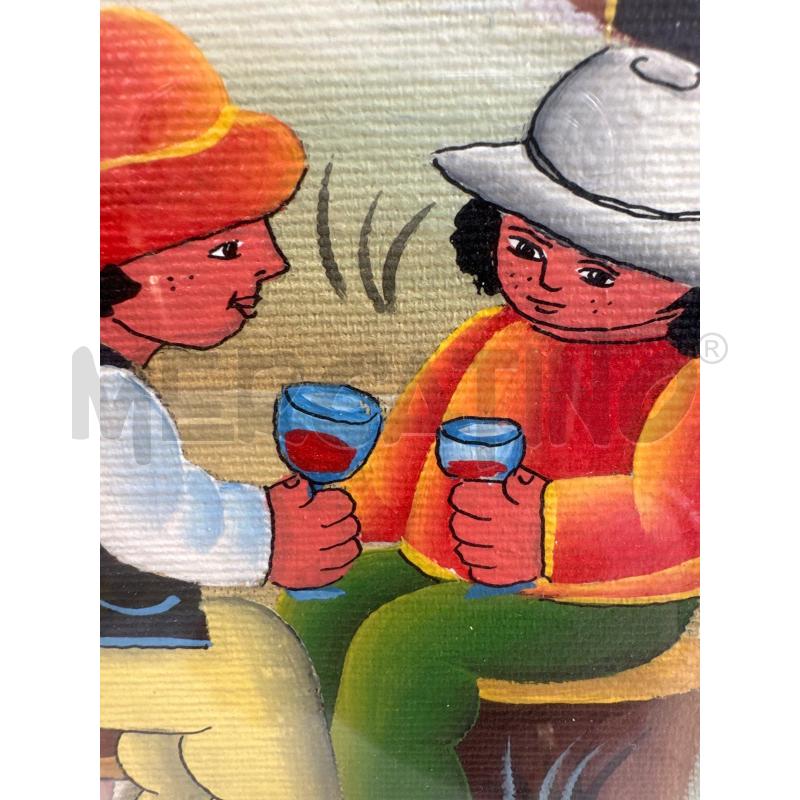 QUADRO NAIF PAESAGGIO 59X49 DIPINTO | Mercatino dell'Usato Campobasso 3