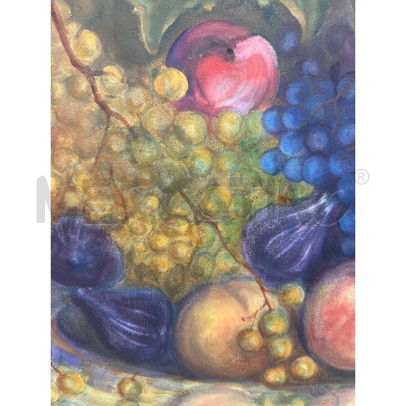 QUADRO NATURA MORTA DIP SU TELA 83X63 CM | Mercatino dell'Usato Campobasso 3