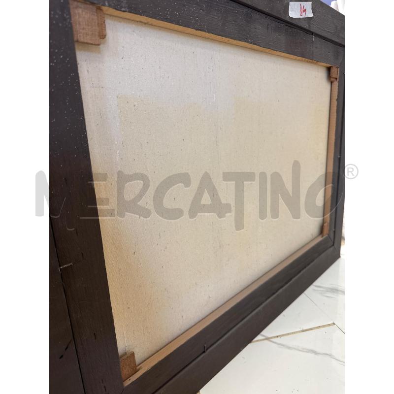 QUADRO NATURA MORTA DIP SU TELA 83X63 CM | Mercatino dell'Usato Campobasso 4