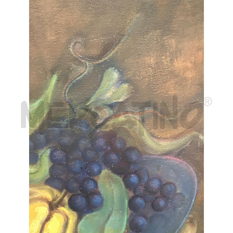 QUADRO NATURA MORTA DIP SU TELA 83X64 CM | Mercatino dell'Usato Campobasso 4