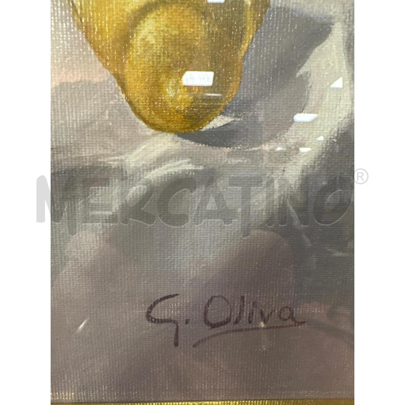 QUADRO OLIO RIP OLIVA 84X73 CM NATURA MORTA | Mercatino dell'Usato Campobasso 3