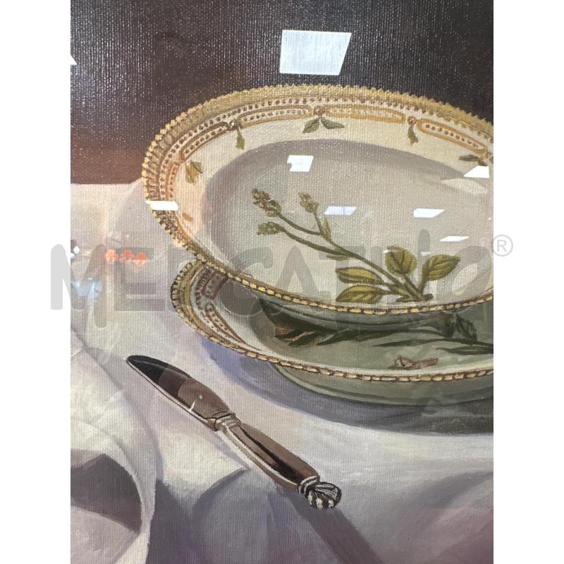 QUADRO OLIO RIP OLIVA 84X73 CM NATURA MORTA | Mercatino dell'Usato Campobasso 4