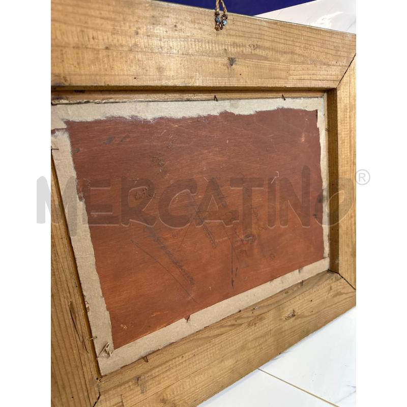 QUADRO OLIO SU LEGNO RIP COLMO 57X47 PAESAGGIO  | Mercatino dell'Usato Campobasso 5