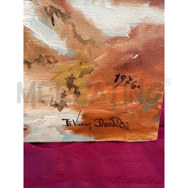 QUADRO OLIO SU TELA 50X60 RIP DUNKLA FRANZ | Mercatino dell'Usato Campobasso 2
