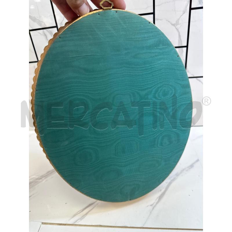 QUADRO OVALE CON FIORI DIPINTI  | Mercatino dell'Usato Campobasso 4
