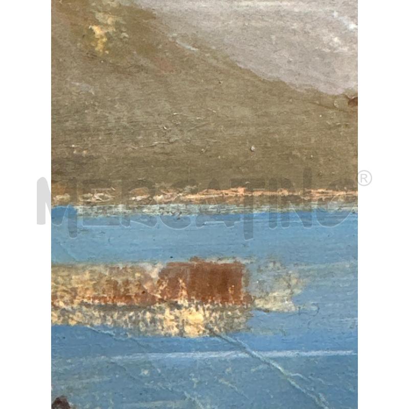 QUADRO OVALE RIP GIUSTI 30X 24 C. PAESAGGIO VESUVIO  | Mercatino dell'Usato Campobasso 3