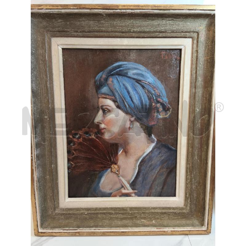QUADRO RIP. FABBI DONNA ORIENTALE 39X47 CM | Mercatino dell'Usato Campobasso 1