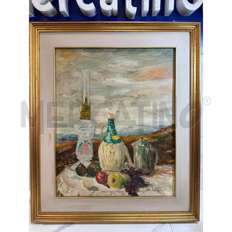 QUADRO RIP IMPALLOMENI NATURA MORTA 64X54 CM TOTA | Mercatino dell'Usato Campobasso 1