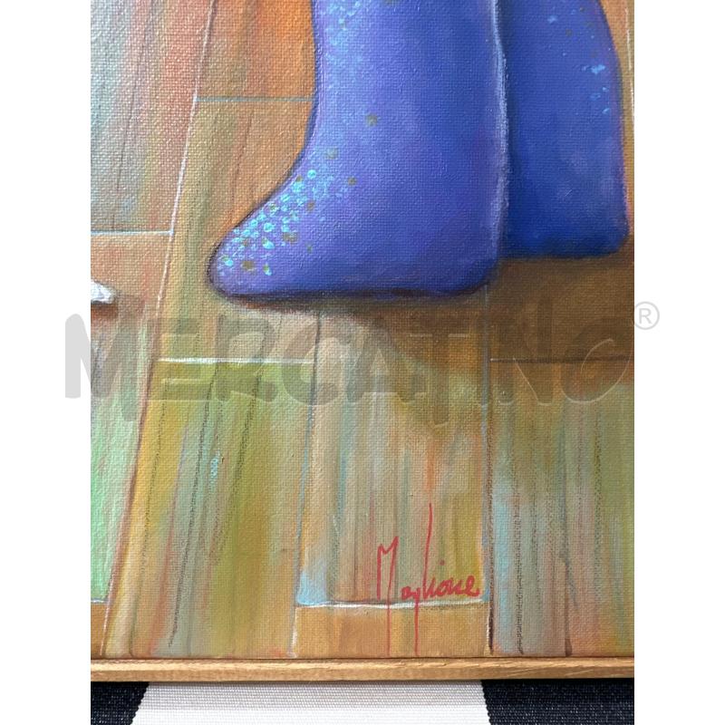 QUADRO RIP MAGLIONE OMAGGIO A PETTINICCHI 50X82 CM  | Mercatino dell'Usato Campobasso 2