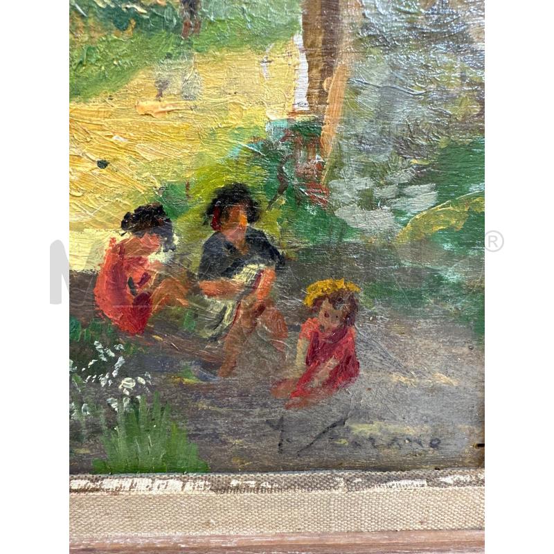 QUADRO RIP SCARANO 35X36 RAGAZZI TRA LE CASE | Mercatino dell'Usato Campobasso 2