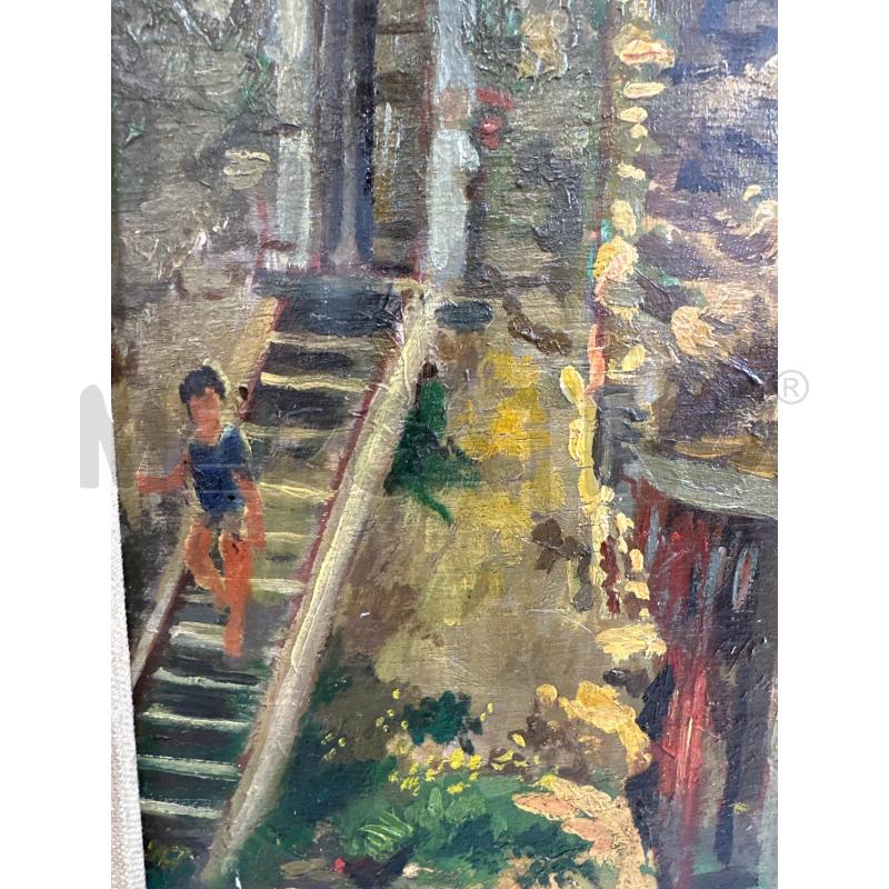 QUADRO RIP SCARANO 35X36 RAGAZZI TRA LE CASE | Mercatino dell'Usato Campobasso 3