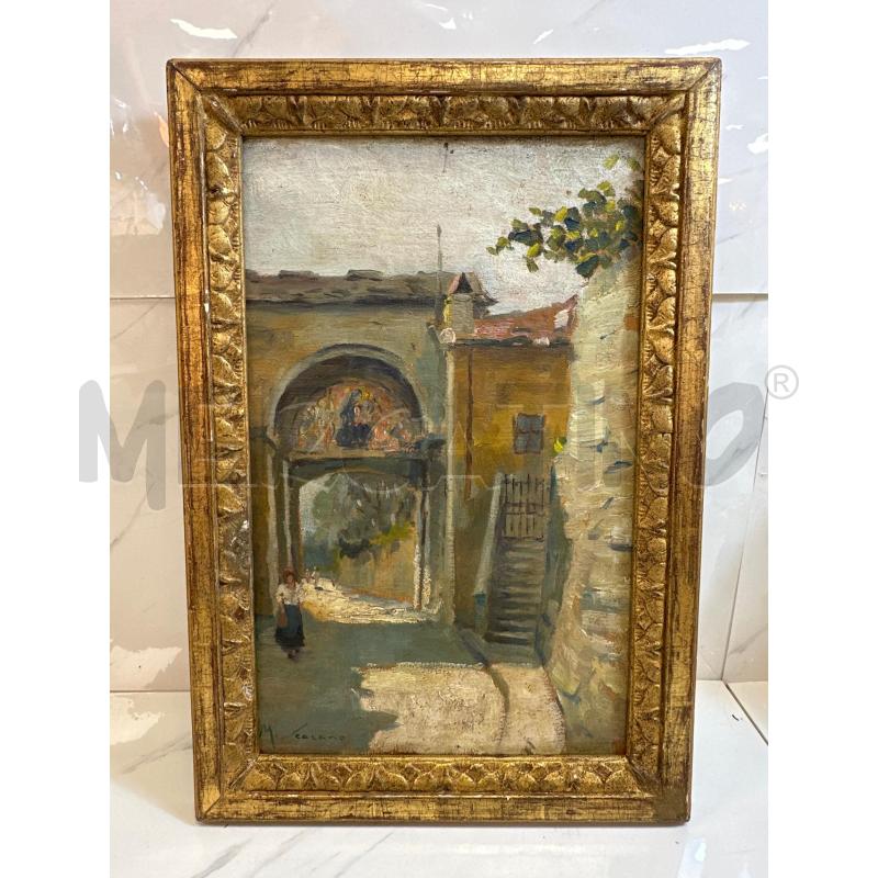 QUADRO RIP SCARANO OLIO SU CARTONE 23X34 CM | Mercatino dell'Usato Campobasso 1