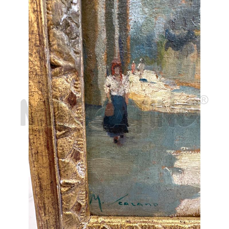 QUADRO RIP SCARANO OLIO SU CARTONE 23X34 CM | Mercatino dell'Usato Campobasso 2