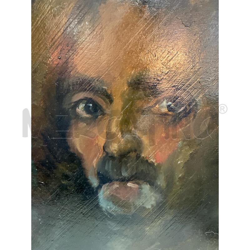 QUADRO RIP SCARANO OLIO SU TAVOLA AUTORITRATTO 63X73 CM | Mercatino dell'Usato Campobasso 2