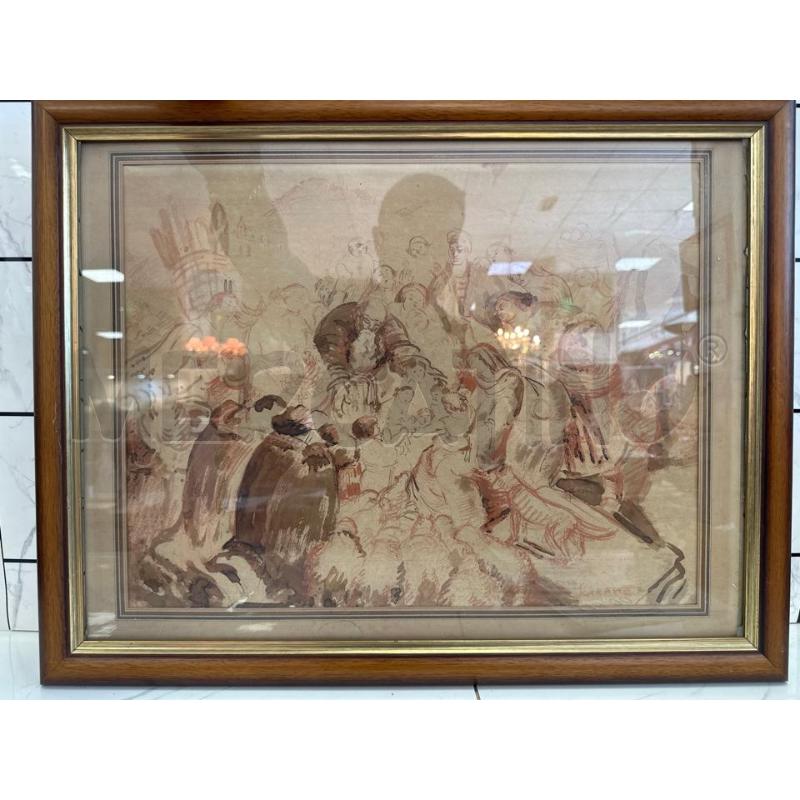 QUADRO SANGUIGNA RIP. SCARANO NATIVITA'  | Mercatino dell'Usato Campobasso 1