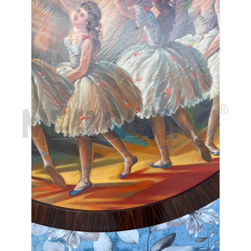 QUADRO TONDO OLIO SU TELA BALLERINE | Mercatino dell'Usato Campobasso 4