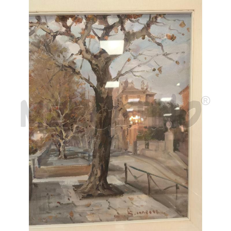QUADRO VISTA CITTA CON ALBERO DIPINTO  | Mercatino dell'Usato Campobasso 2