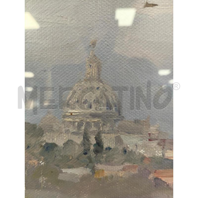 QUADRO VISTA CITTA CON ALBERO DIPINTO  | Mercatino dell'Usato Campobasso 5