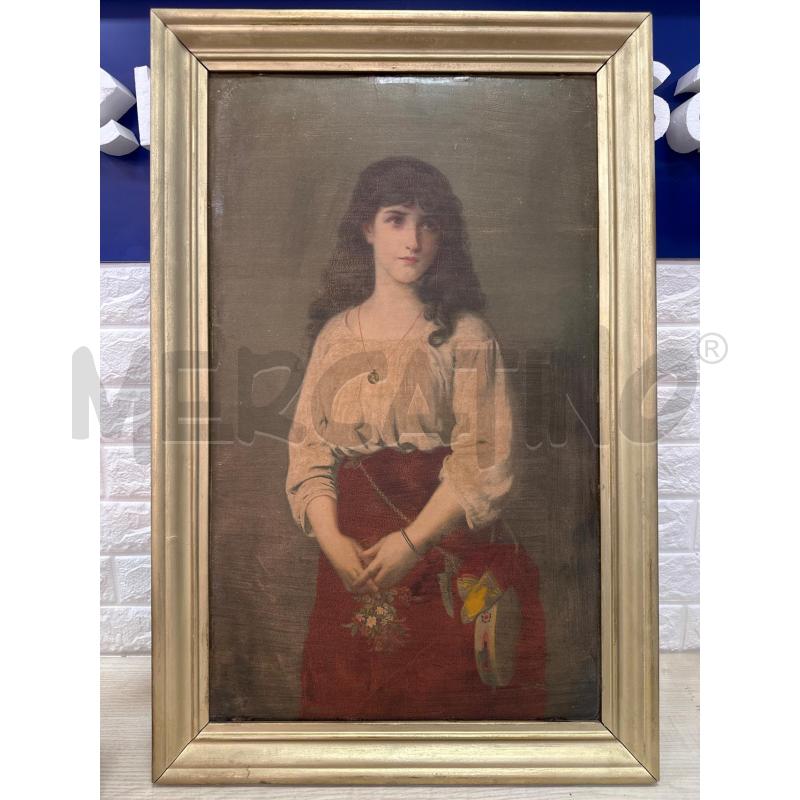 QUADRO ZINGARA SU CARTONE CORN DORATA | Mercatino dell'Usato Campobasso 1