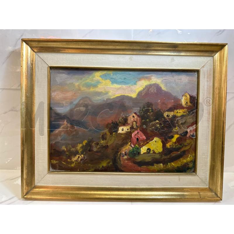 QUADRO  MARCELLO SCARANO RIP. 45,5X35,5 CM PAESAGGIO  | Mercatino dell'Usato Campobasso 1
