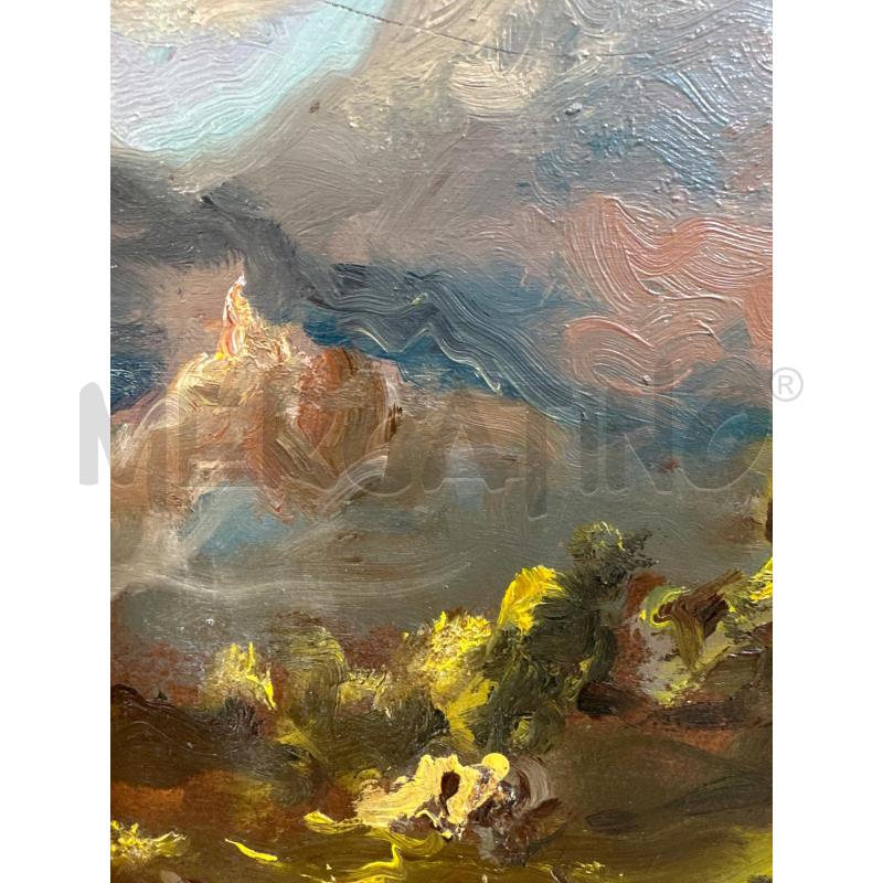 QUADRO  MARCELLO SCARANO RIP. 45,5X35,5 CM PAESAGGIO  | Mercatino dell'Usato Campobasso 3