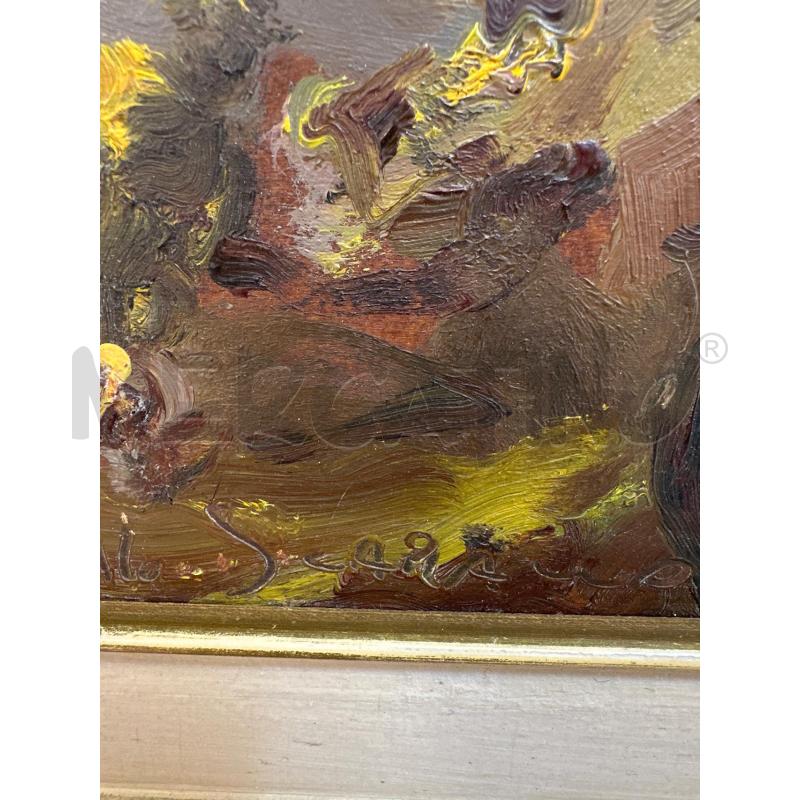 QUADRO  MARCELLO SCARANO RIP. 45,5X35,5 CM PAESAGGIO  | Mercatino dell'Usato Campobasso 4