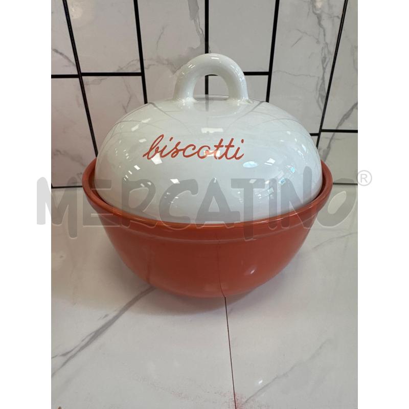 ROMETTI PORTA BISCOTTI ARANCIO E B | Mercatino dell'Usato Campobasso 1