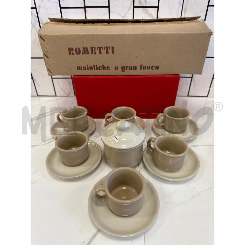 ROMETTI SERVIZIO CAFFE' 6 TAZZE + ZUCCH | Mercatino dell'Usato Campobasso 1