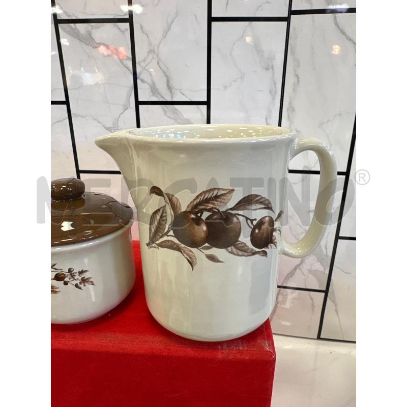 ROMETTI SERVIZIO CAFFE' X 6  DECORO MARRONE | Mercatino dell'Usato Campobasso 2