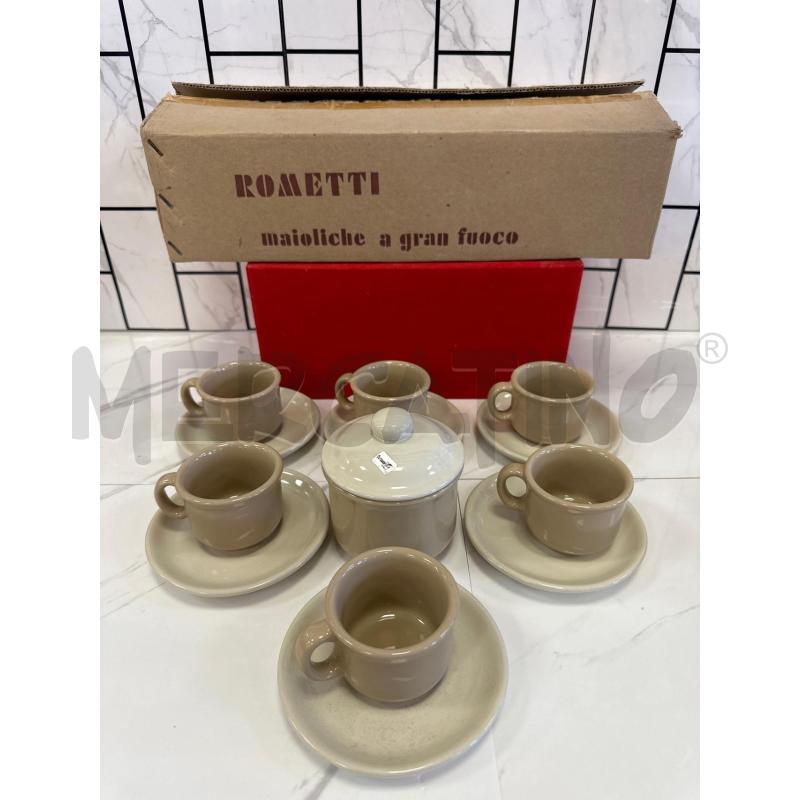 ROMETTI TAZZE PZ. 6 CAFFE' + ZUCCH | Mercatino dell'Usato Campobasso 1