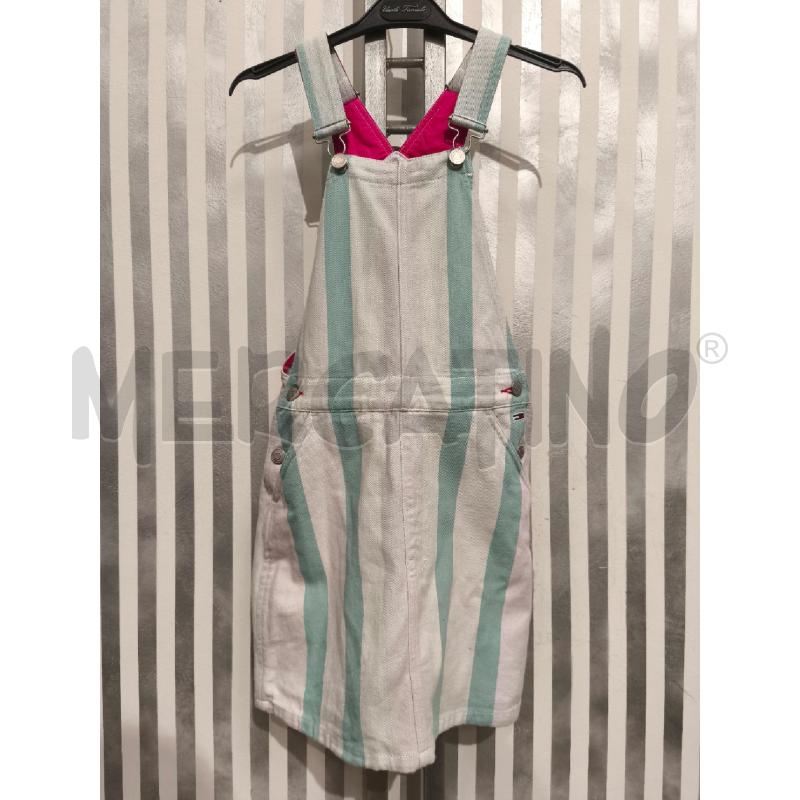 SALOPETTE DONNA TOMMY JEANS BIANCA MENTA LILLA | Mercatino dell'Usato Campobasso 1