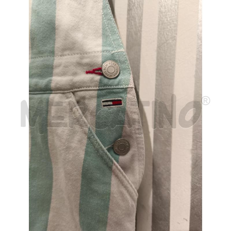 SALOPETTE DONNA TOMMY JEANS BIANCA MENTA LILLA | Mercatino dell'Usato Campobasso 2
