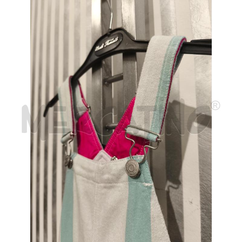 SALOPETTE DONNA TOMMY JEANS BIANCA MENTA LILLA | Mercatino dell'Usato Campobasso 3