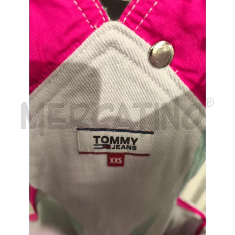 SALOPETTE DONNA TOMMY JEANS BIANCA MENTA LILLA | Mercatino dell'Usato Campobasso 4