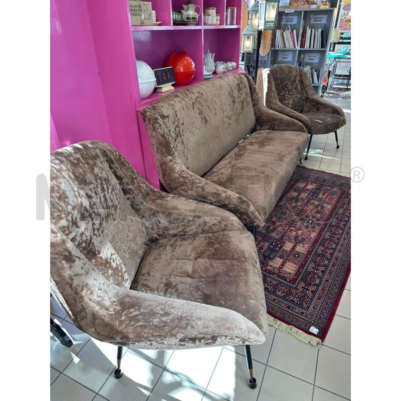SALOTTO COMPLETO DESIGN ANNI 60  | Mercatino dell'Usato Campobasso 1