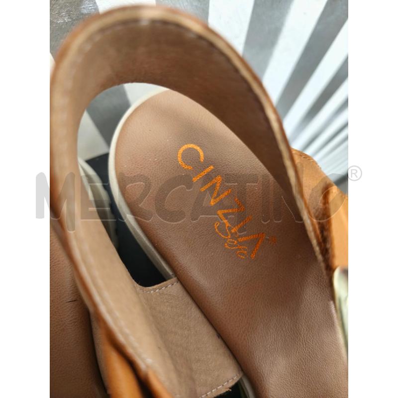 SANDALI DONNA CINZIA SOFT MARRONCINI FIBBIA CON STRAP | Mercatino dell'Usato Campobasso 5
