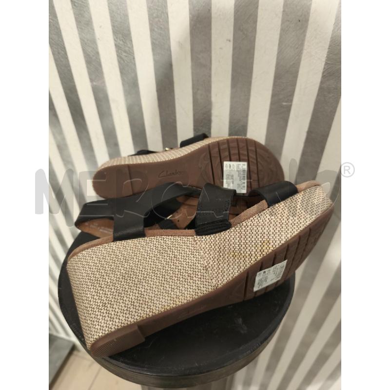 SANDALI DONNA CLARKS NERI ZEPPA | Mercatino dell'Usato Campobasso 4
