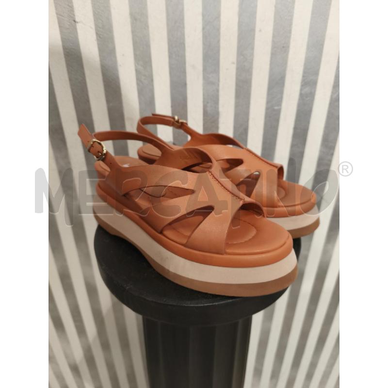 SANDALI DONNA JEANNOT MARRONCINOPESCA | Mercatino dell'Usato Campobasso 1