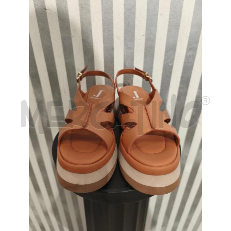 SANDALI DONNA JEANNOT MARRONCINOPESCA | Mercatino dell'Usato Campobasso 3