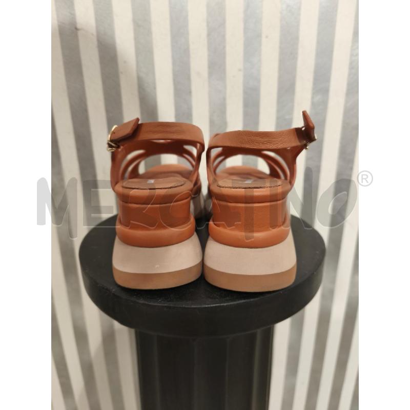 SANDALI DONNA JEANNOT MARRONCINOPESCA | Mercatino dell'Usato Campobasso 4